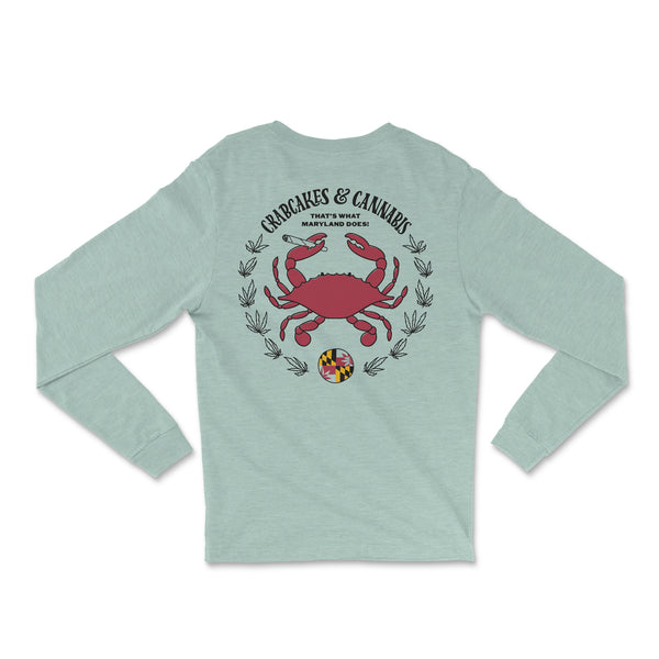 Collab Crab Emblem Unisex Long-sleeve Tees