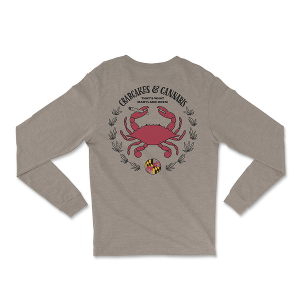 Collab Crab Emblem Unisex Long-sleeve Tees