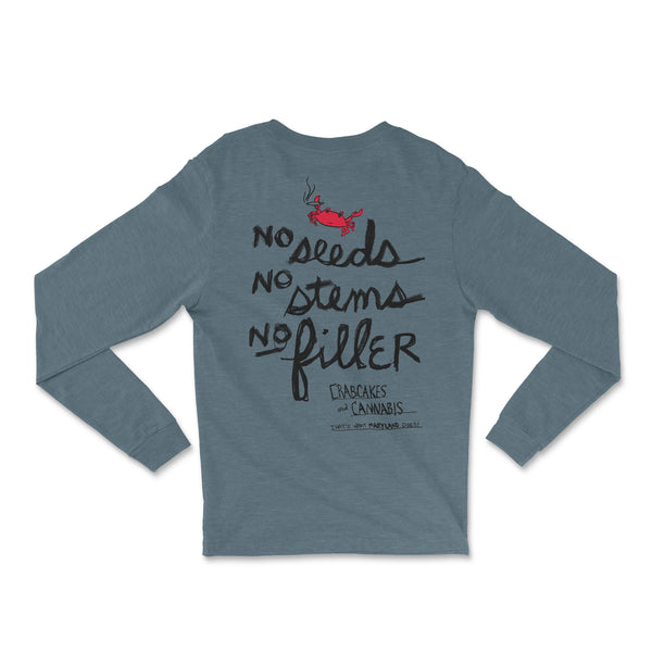 Collab "No Filler" Unisex Long-sleeve Tees