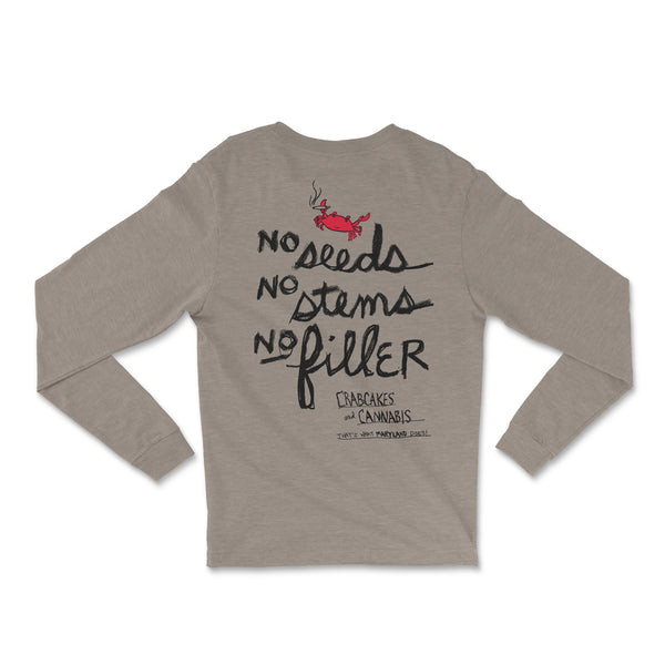 Collab "No Filler" Unisex Long-sleeve Tees