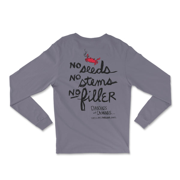 Collab "No Filler" Unisex Long-sleeve Tees