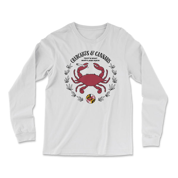 Crab Emblem Unisex Long Sleeve Tee