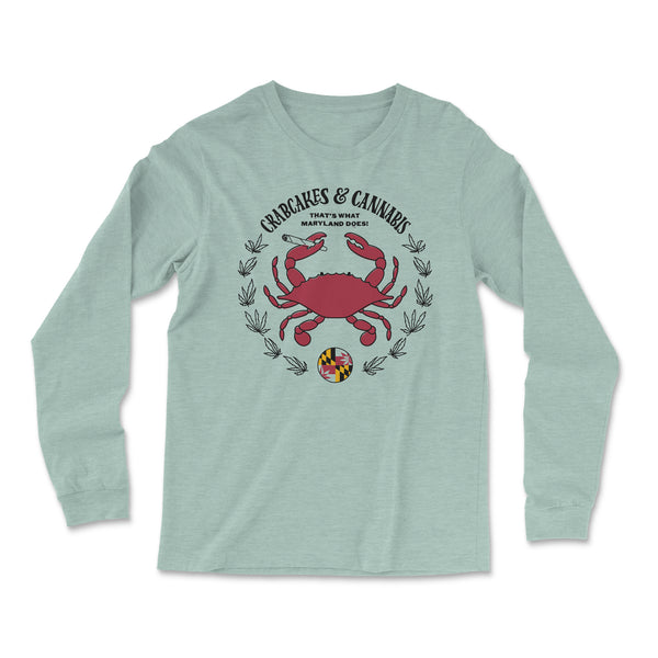 Crab Emblem Unisex Long Sleeve Tee