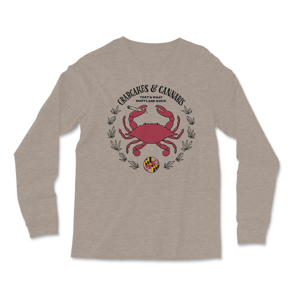 Crab Emblem Unisex Long Sleeve Tee