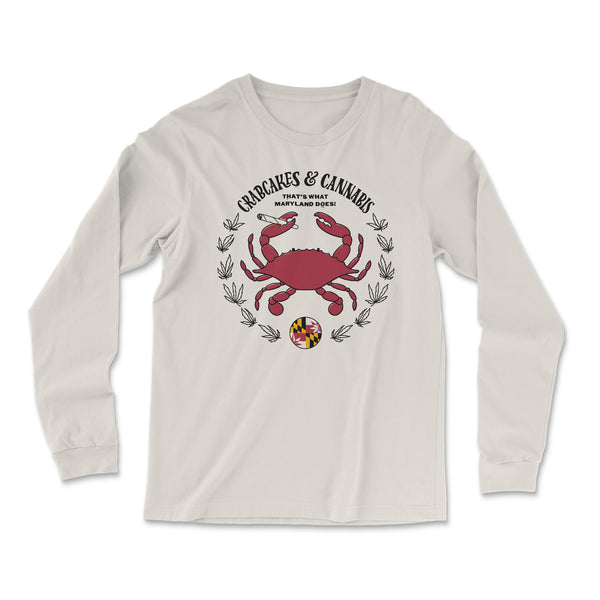 Crab Emblem Unisex Long Sleeve Tee