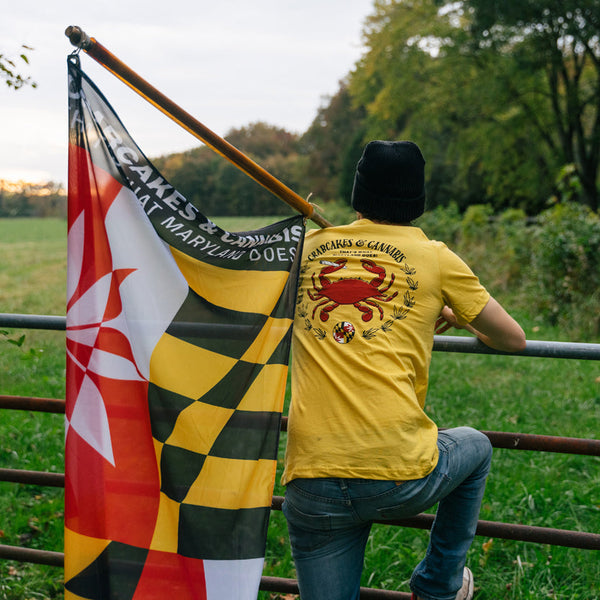 C&C Crab Emblem Tee (Maize Yellow)